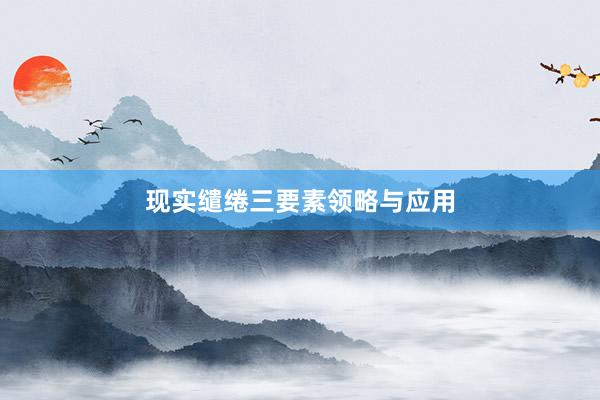 现实缱绻三要素领略与应用