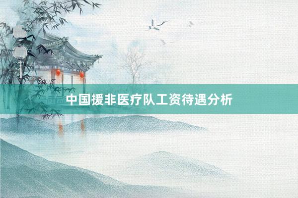 中国援非医疗队工资待遇分析